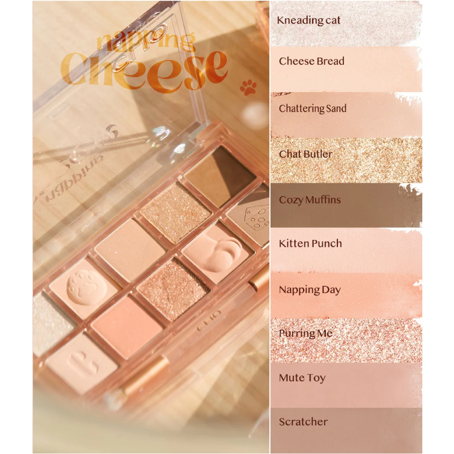 Bảng Màu Mắt 10ô Clio Pro Eye Palette 6G (ver. Koshort in Seoul)