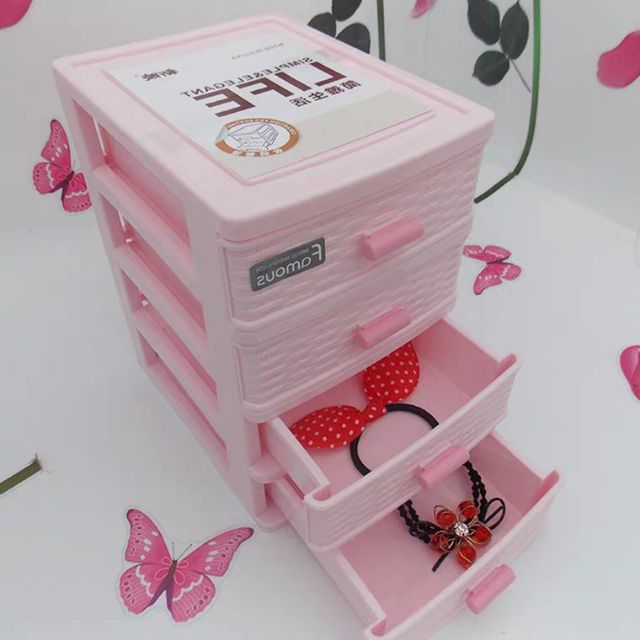 Tủ Thuốc, Tủ Đựng Đồ Mini 4 Tầng Kiểu Hàn 252C