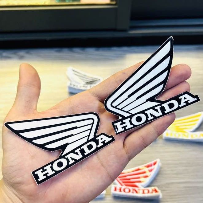 Tem Sticker Cặp Cánh Chim Honda Dán Trang Trí Xe Máy
