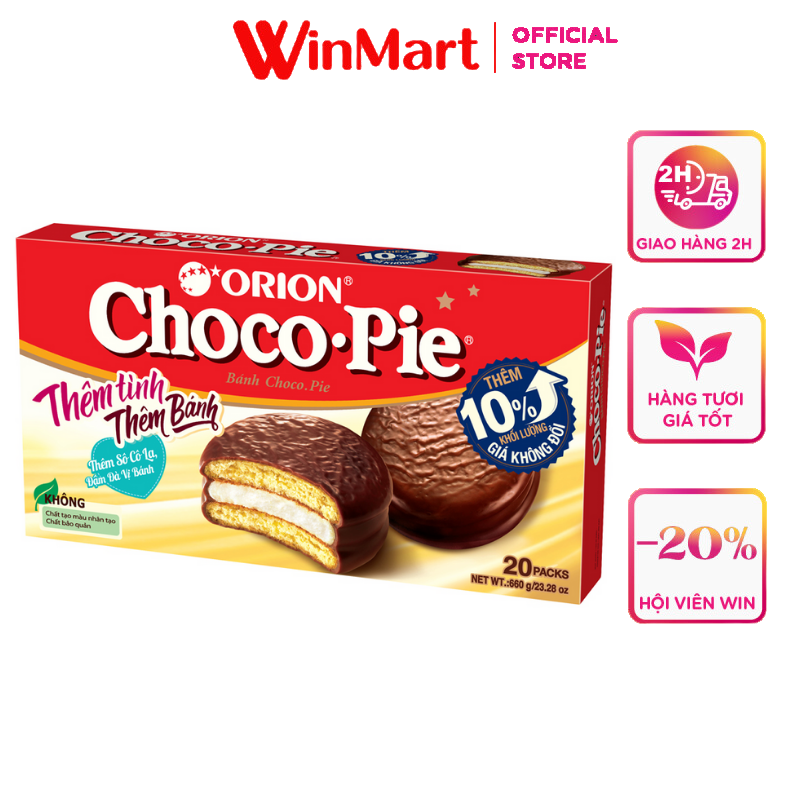 [Siêu thị WinMart] - Bánh Chocopie Orion hộp 660g