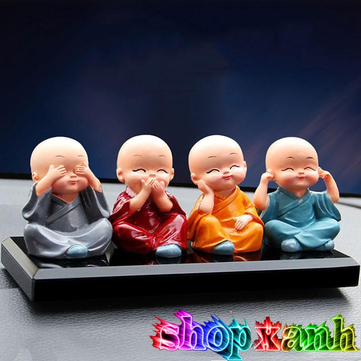 [HCM] Bộ tượng chú tiểu tứ không (gồm 4 chú tiểu)