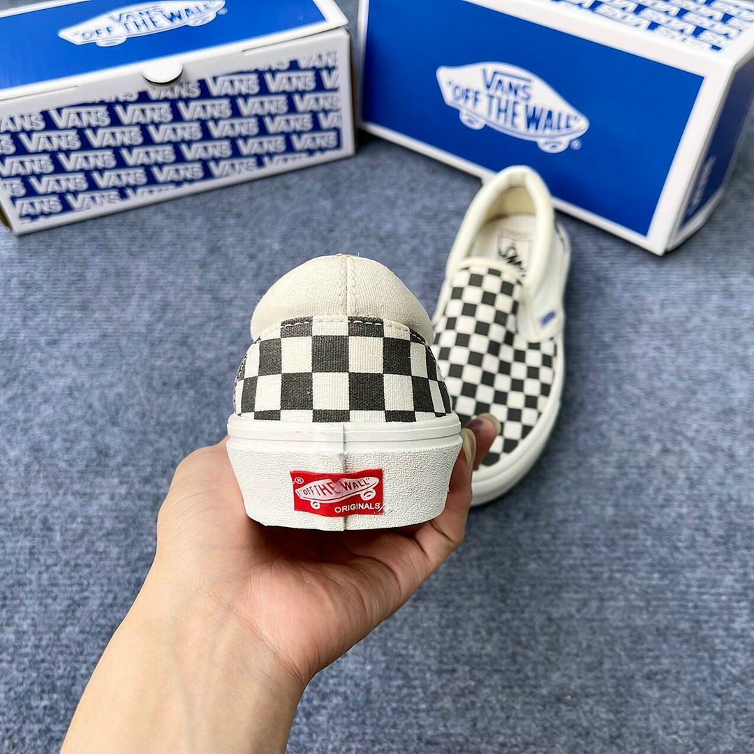 Giày Lười Vans Nam Nữ Màu Đen, Mẫu Mới