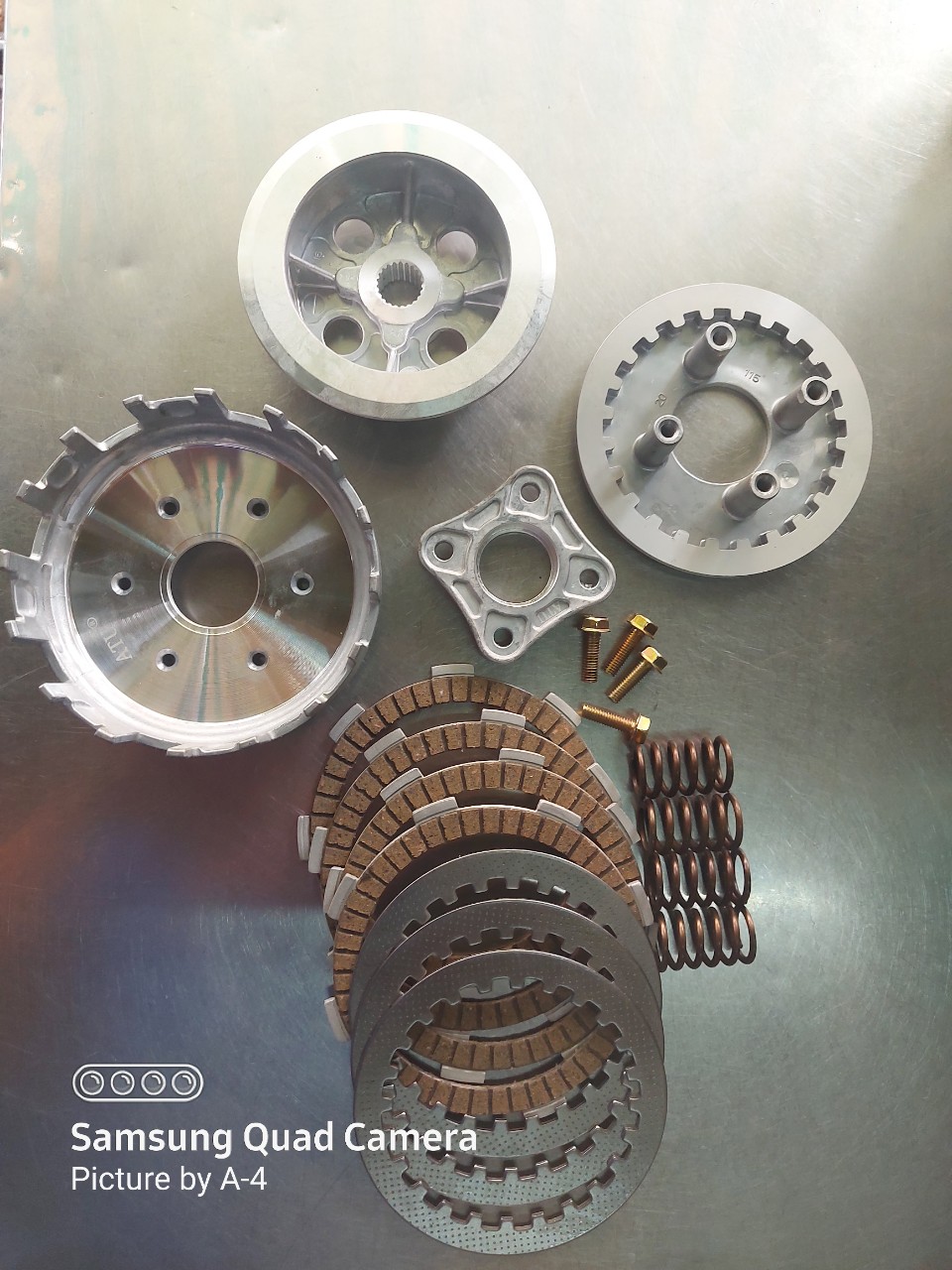 FULL BỘ ĐẾ NỒI WAVE S110 chế xài 4 lò xo