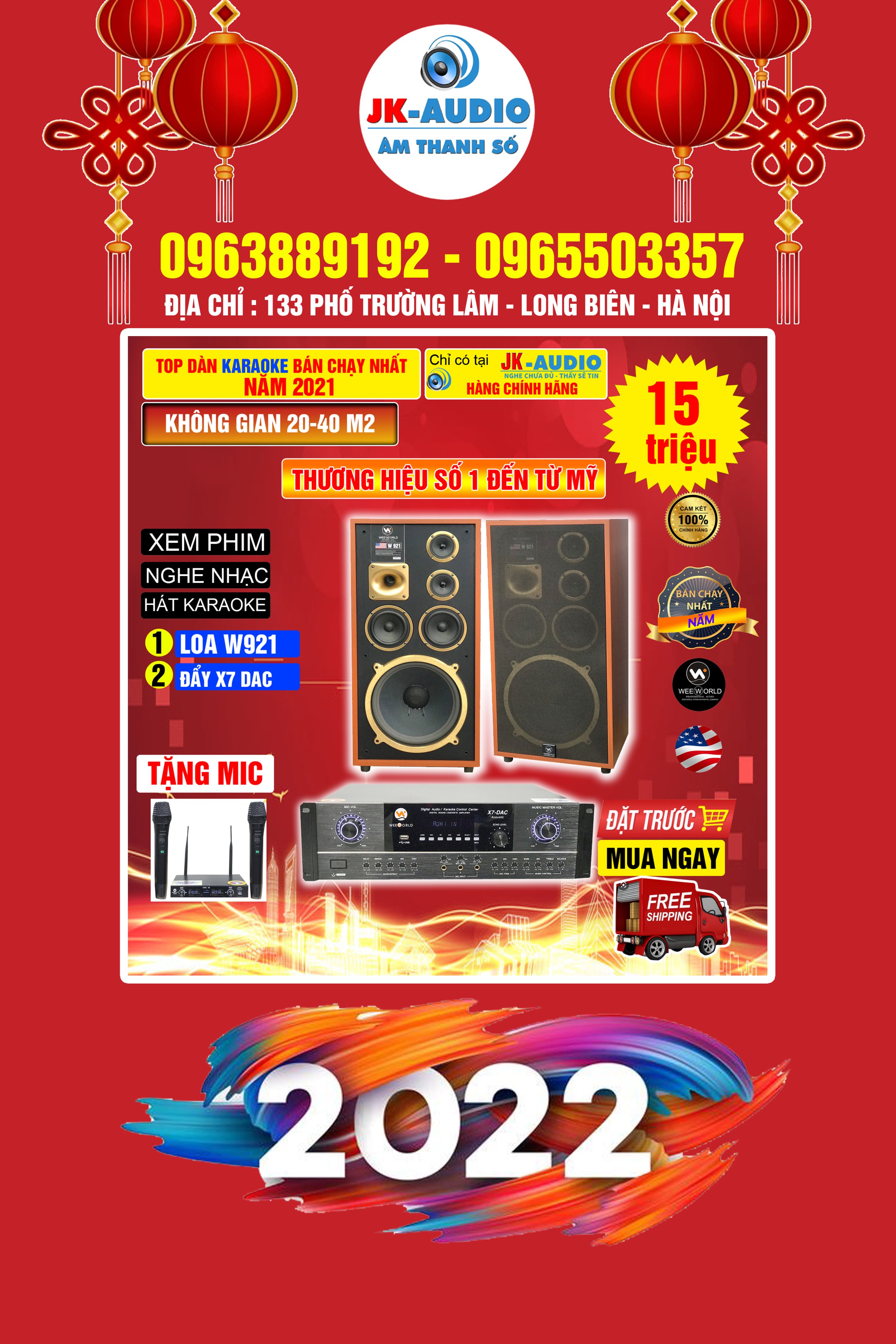 Bộ dàn Karaoke gia đình W921