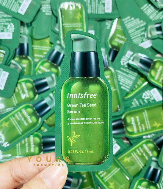 Sample Tinh Chất Dưỡng Ẩm Chuyên Sâu Trà Xanh Dành Cho Mọi Loại Da Innisfree Green Tea Seed Serum