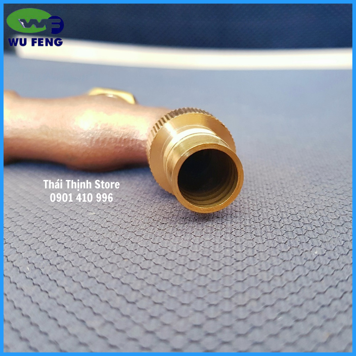 Vòi hồ đồng tay vặn có mỏ WUFENG Phi 21mm WF341TT - Thái Thịnh Store