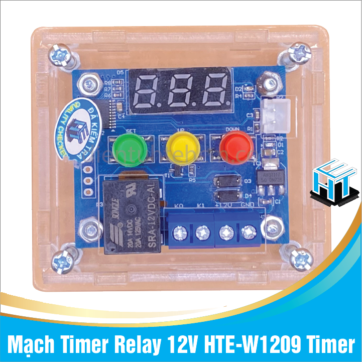 Mạch Timer Relay 12V HTE-W1209 Timer