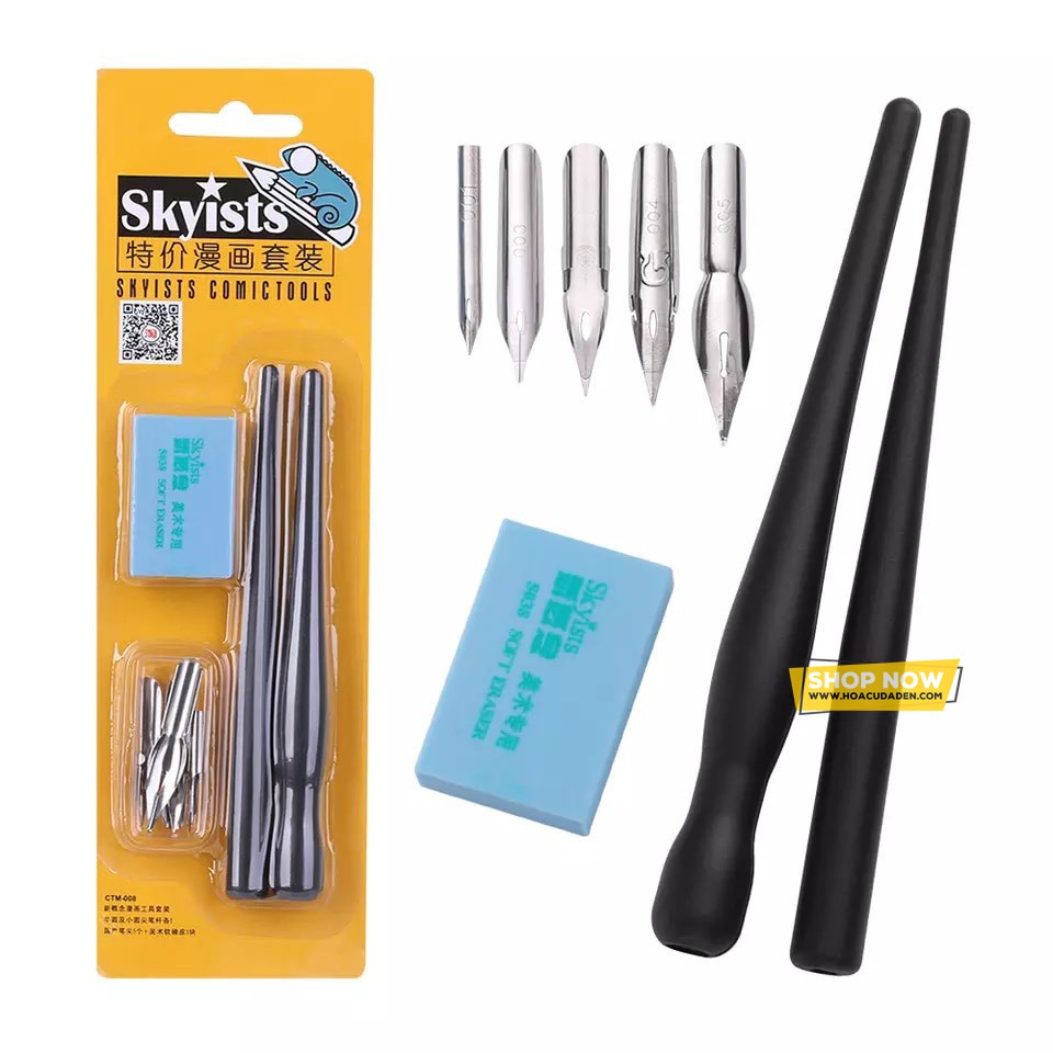 Bộ bút sắt giá rẻ skyists