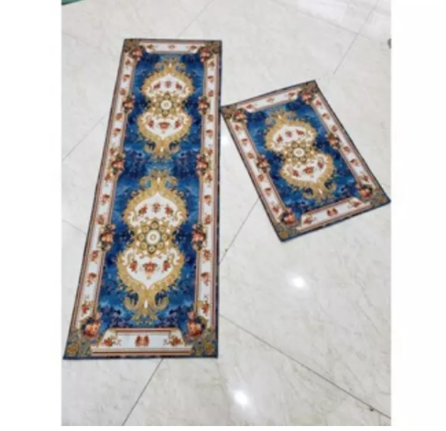Thảm nhà bếp - Bộ 2 thảm lau chân 3d siêu đẹp
