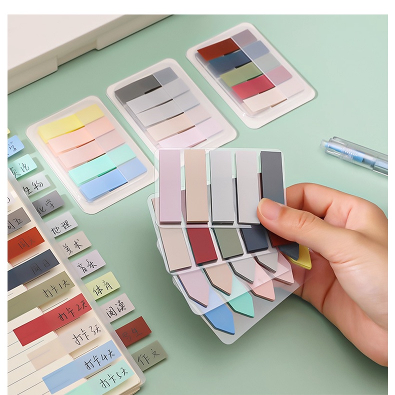 Set 5 xấp giấy note giấy ghi chú nhiều màu sắc