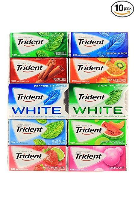 Kẹo cao su trident vị quế hàng Mỹ