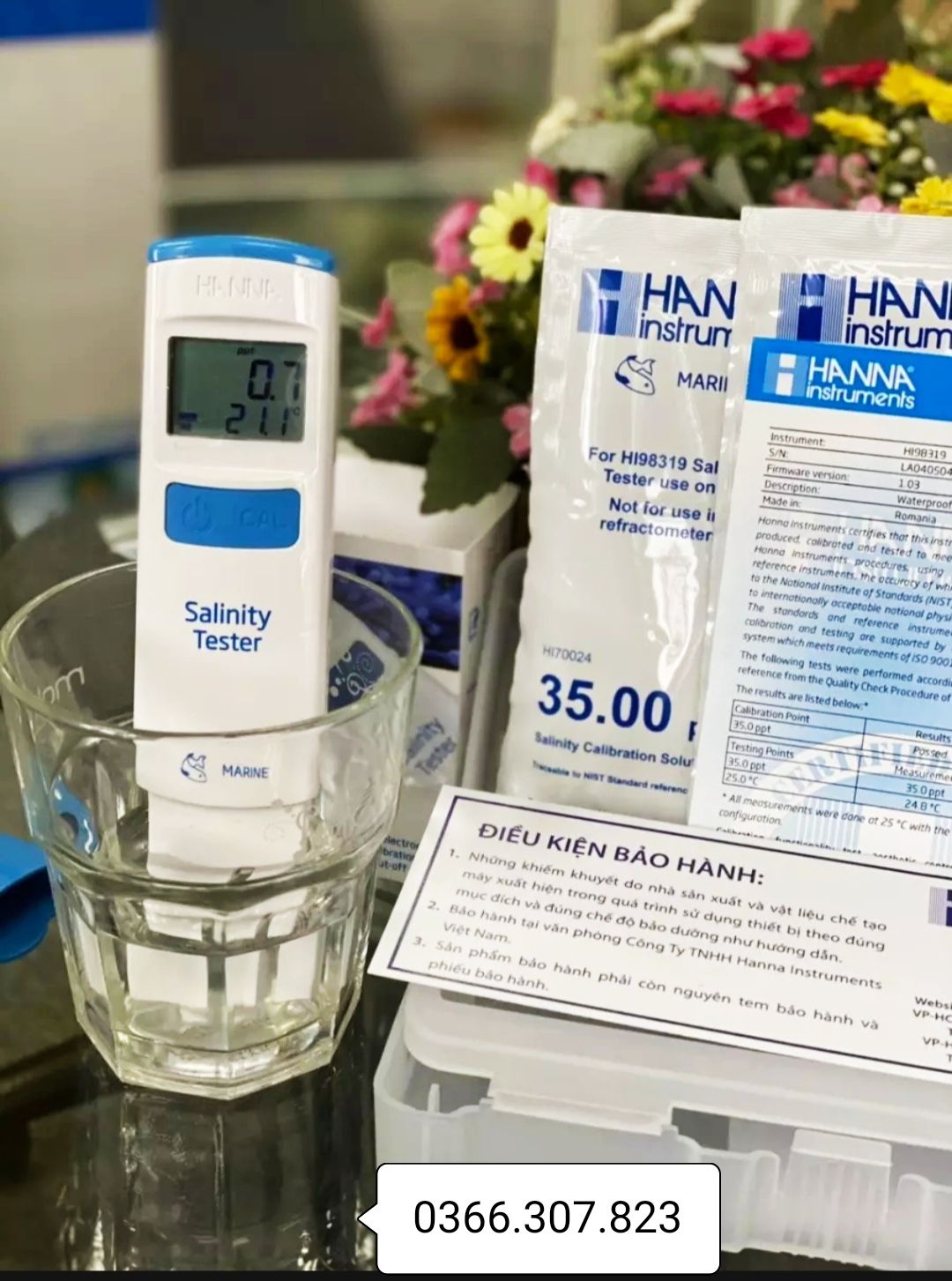 Máy đo Độ Mặn HANNA HI 98319