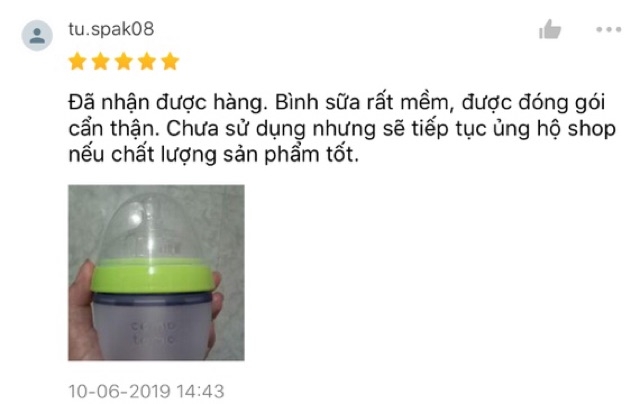 [ĐỦ SIZE HÀNG CÔNG TY ] Bình Sữa Comotomo 150ML