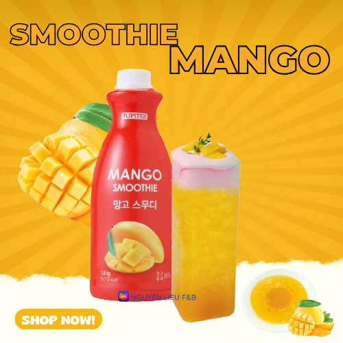 Sinh Tố Xoài Jupiter Smoothie Mango 1,8kg
