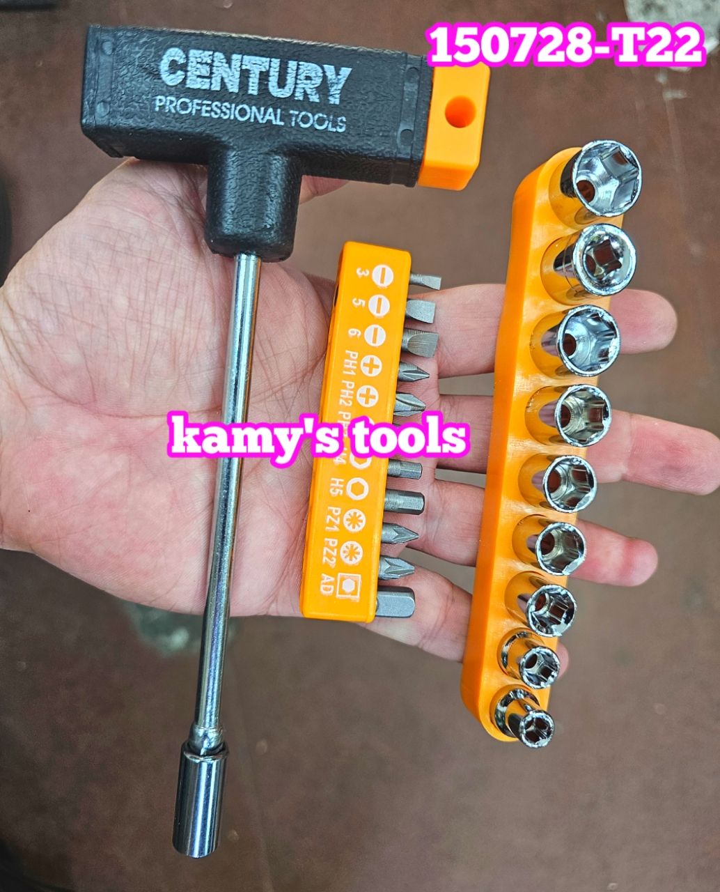Bộ tuýp chữ t 22 chi tiết top td-20108 chính hãng