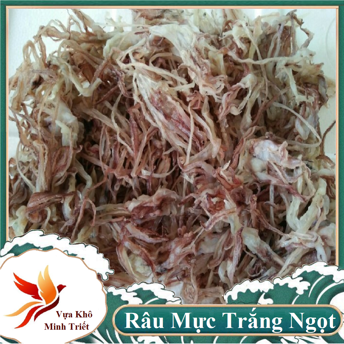 0.5 kg khô râu mực chuyên nấu lẩu ngon ngọt nước lèo vựa khô minh triết