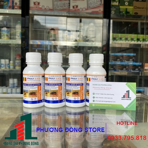 Thuốc diệt muỗi ruồi Proly 2.5CS (Chai 100ml)