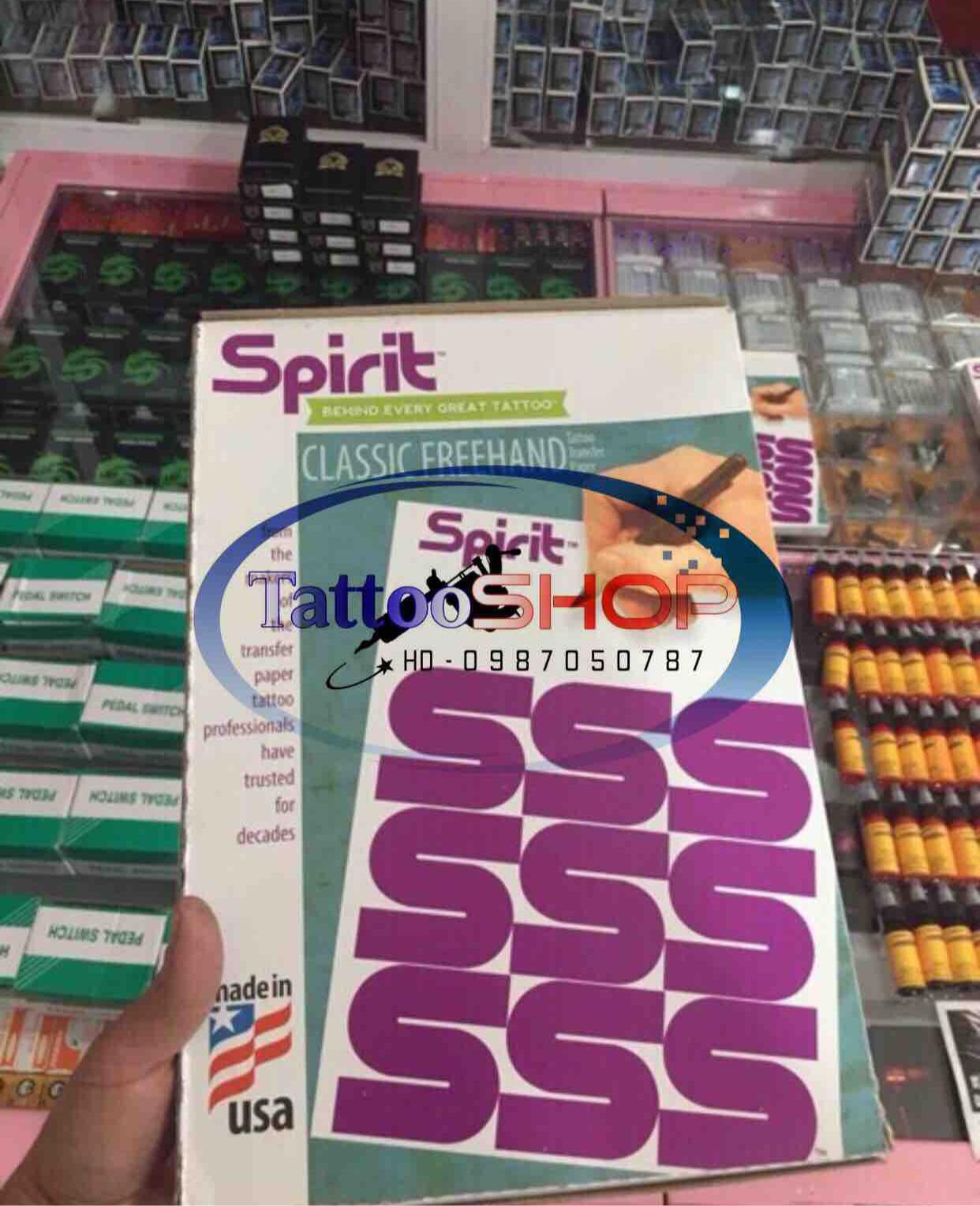 Giấy scan hình xăm tattoo, giấy than tattoo ( sét 10 tờ/3 lớp 1 tờ USA )