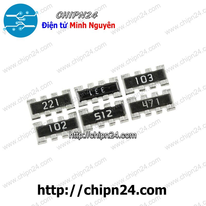 Trở băng 0603x4 8p4r -