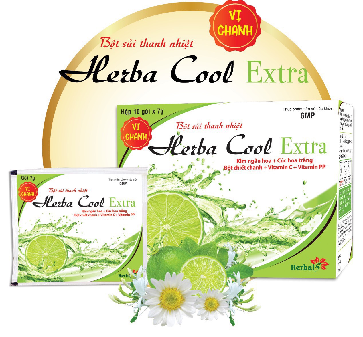 [HCM]Bột sủi thanh nhiệt Herba Cool