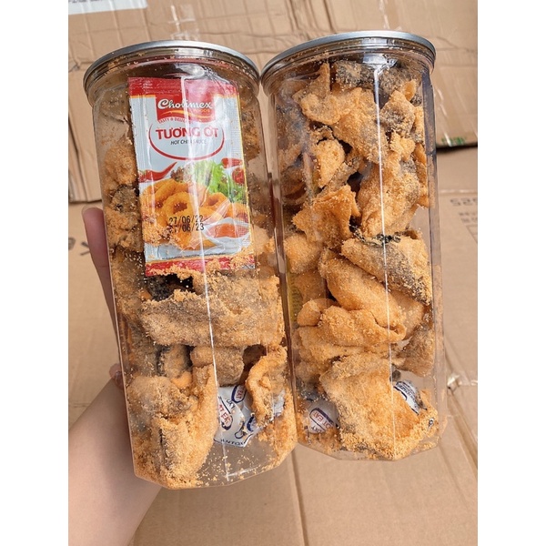 Hũ 250gr Da Cá Trứng Muối Loại Đặc Biệt