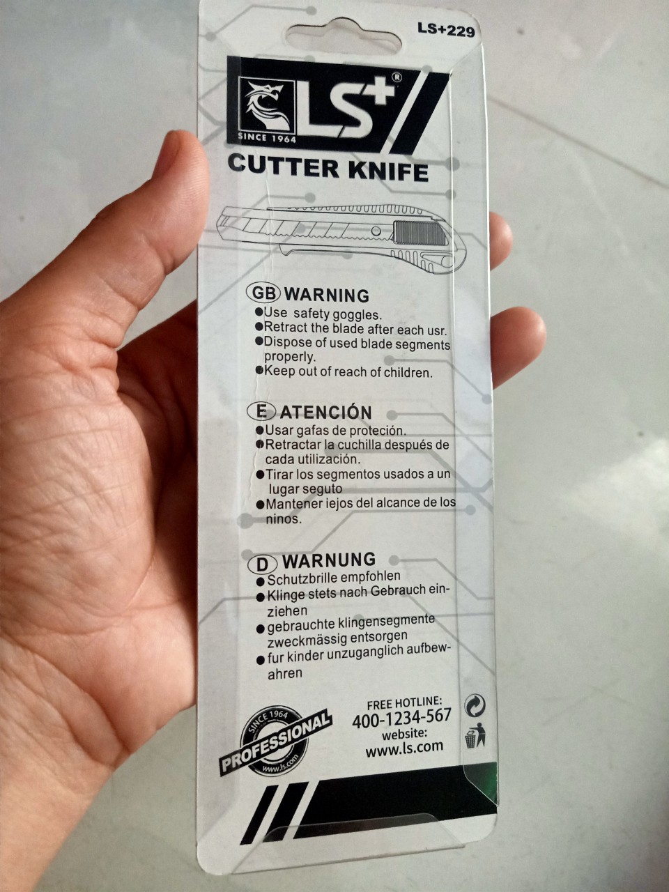 Dao Rọc Giấy 229 LS+