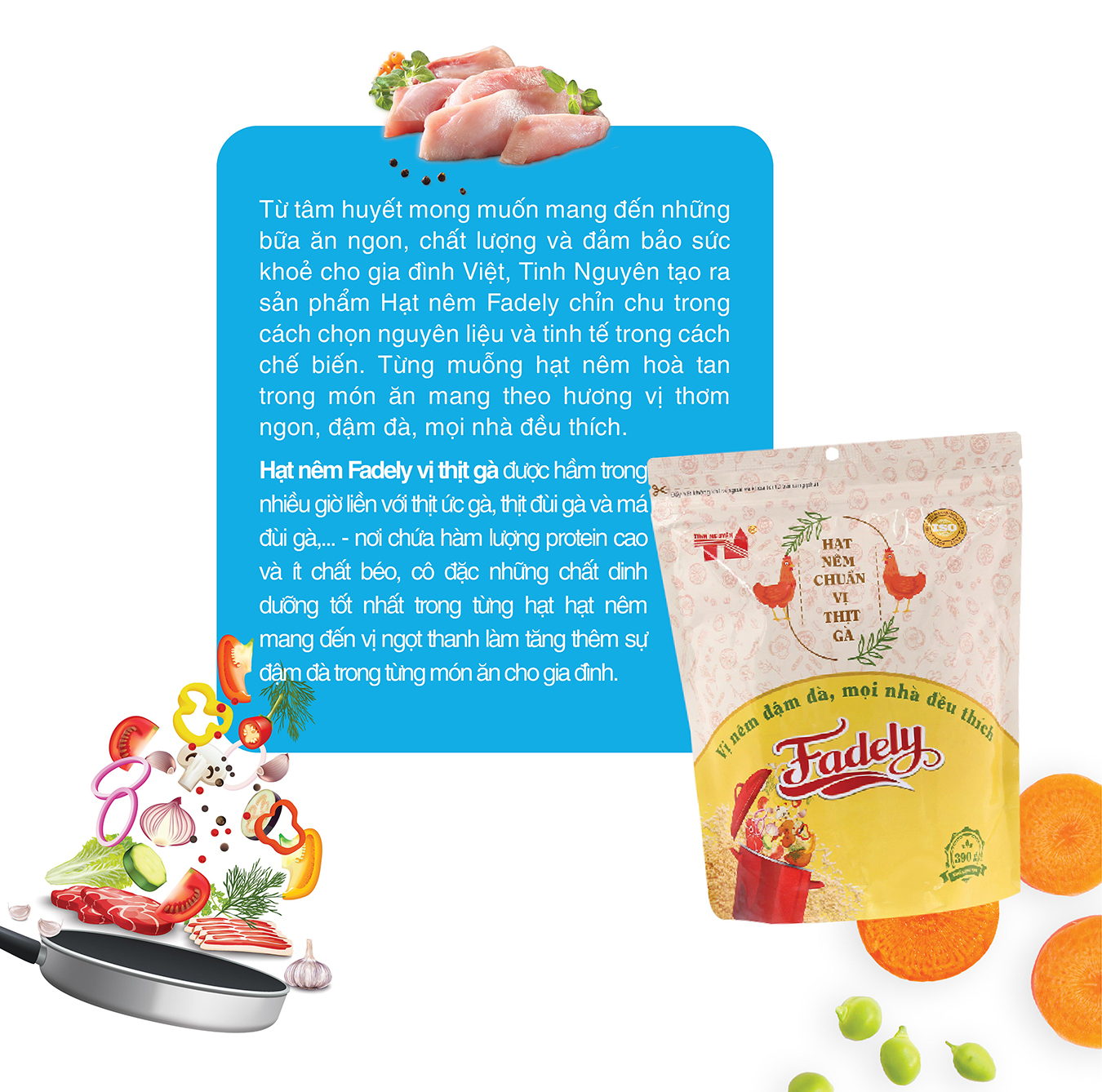 Fadely Chicken Flavor Seasoning (390g)