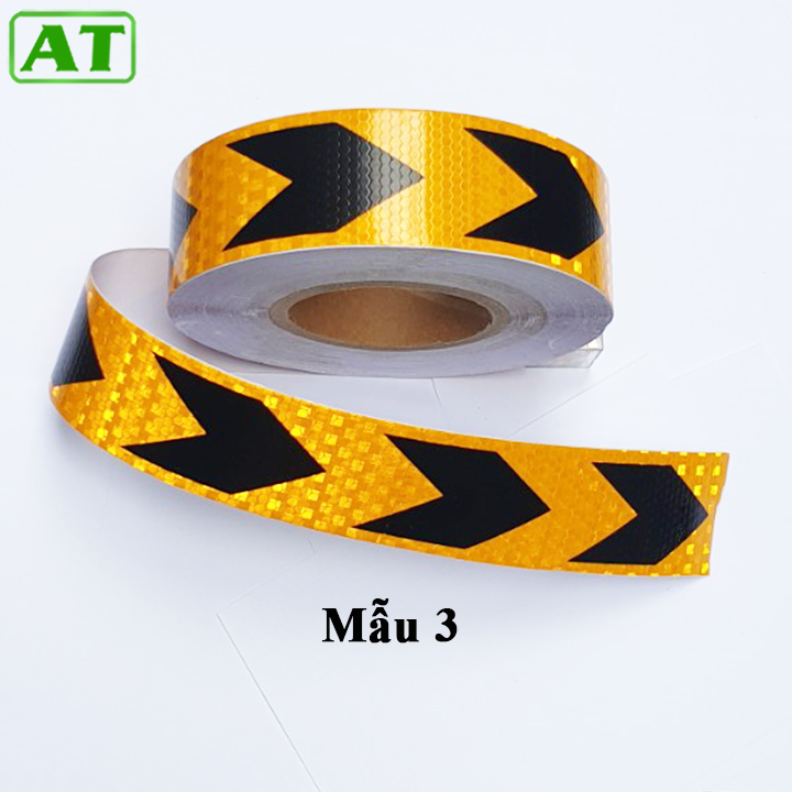 10m Decal Dán, Băng Dính Phản Quang Cảnh Báo An Toàn Dán Ô Tô Xe Hơi Rộng 5cm