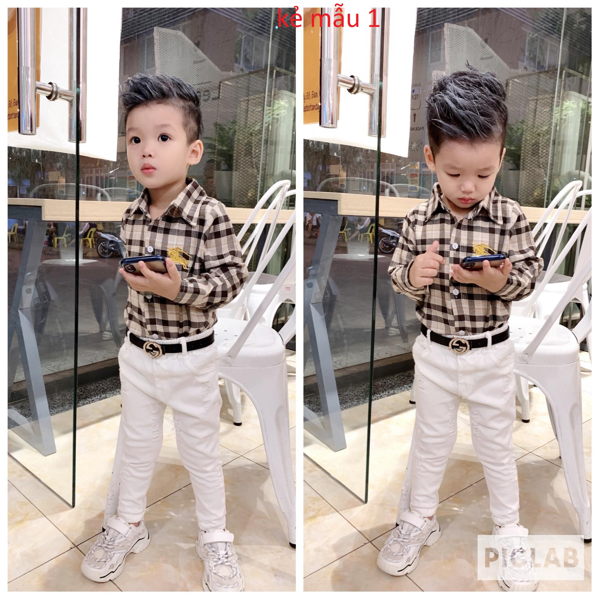 (size 8-19kg )Quần kaki mềm, co dãn cho bé trai/bé gái