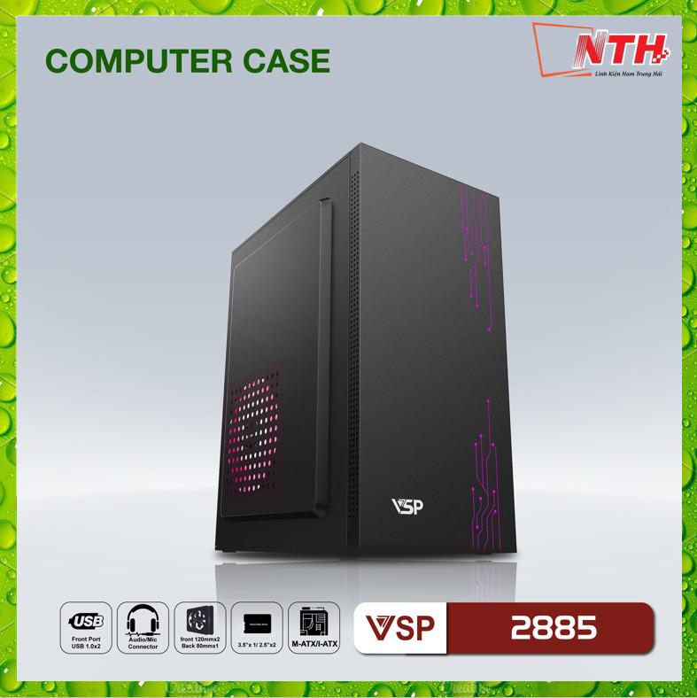 Vỏ Case Máy Tính VSP 2885 (Chuẩn mATX)