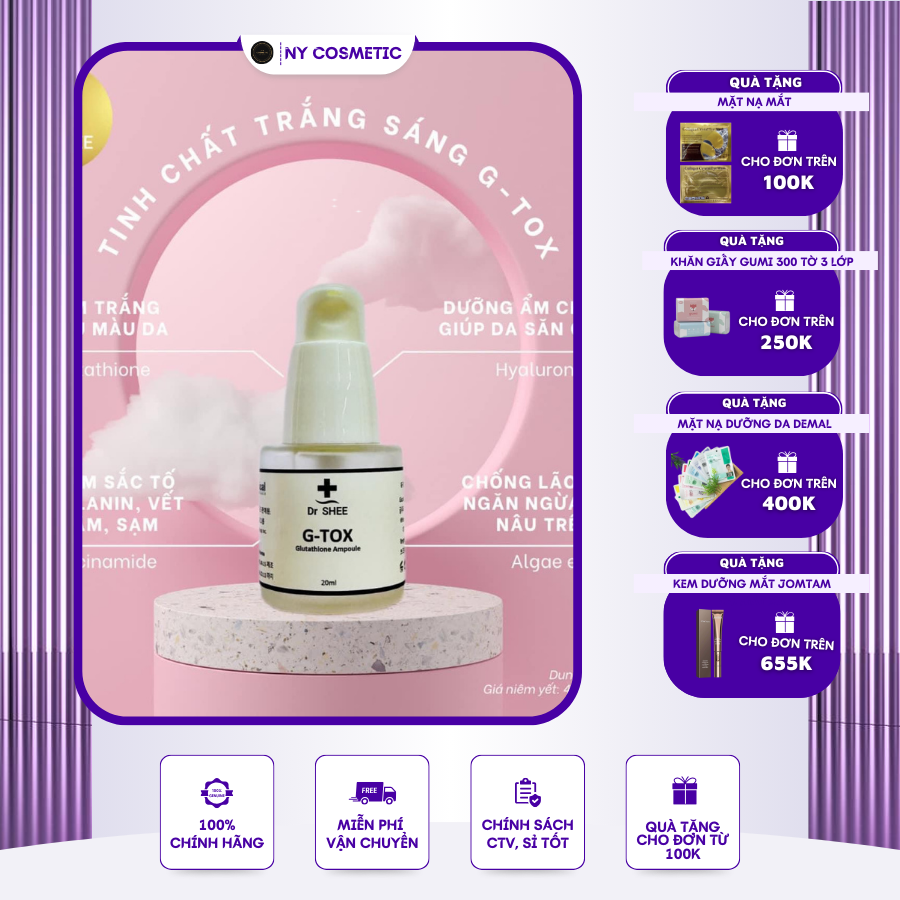 Tinh chất trắng da GLUTATHIONE DR.SHEE