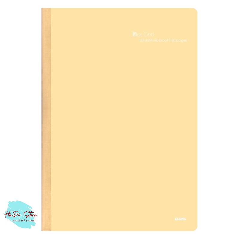 KLONG Vở may dán gáy DOT GRID B5 - 80trang (MS:837)