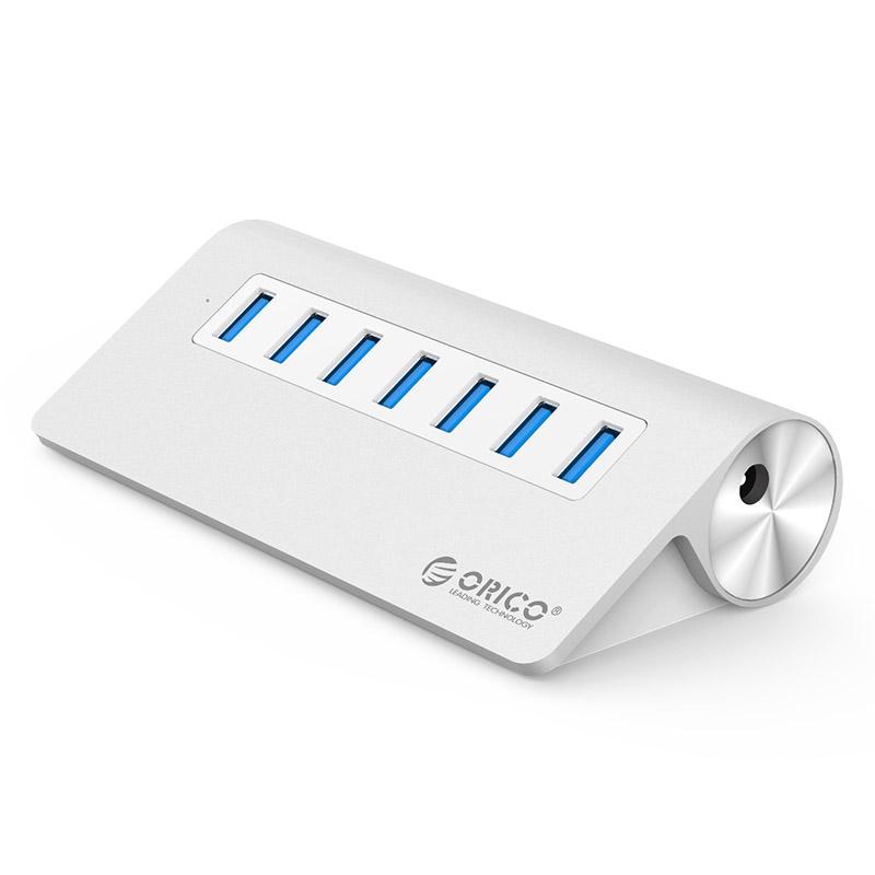 [HCM]Bộ chia 7 Cổng Usb 3.0 Orico Vỏ Nhôm