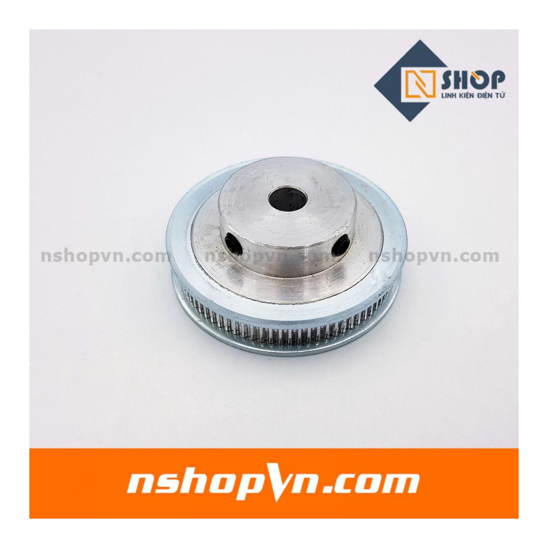 Puly GT2 80 răng trục 8mm