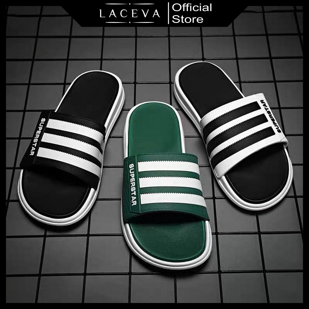 HOÀN TIỀN 15% - Dép Quai Ngang Nam Nữ Superstar Dép Unisex Hàng Loại 1 DP65