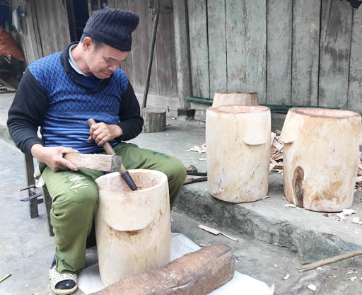 BỘ TRÕ ĐỒ XÔI BẰNG GHỖ