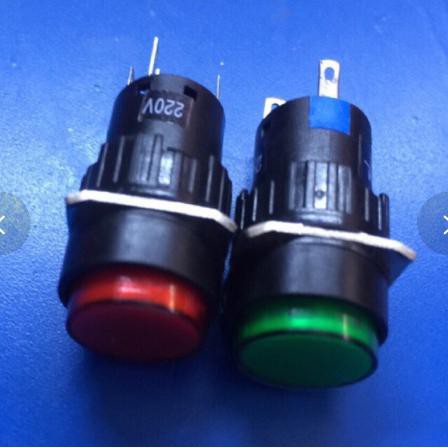 2c Công tắc đèn led nhấn nhả,nhấn giữ phi 16,24v và220v giá tốt