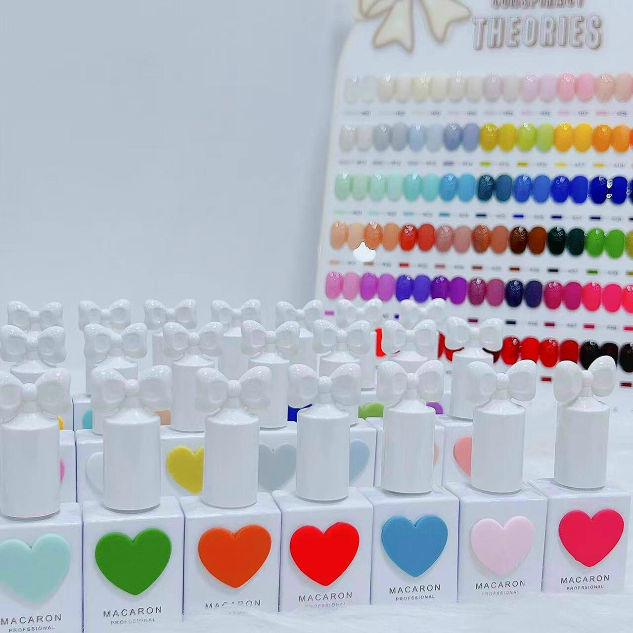 Set Sơn Nơ 58 Màu, sơn gel [ Tặng BASE, TOP, BẢNG MÀU ]