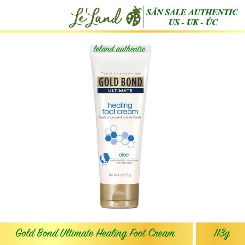 Bill US - Kem dưỡng gót chân Gold Bond Ultimate Healing Foot Cream 113g