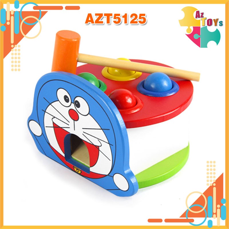 [HCM]Đồ Chơi Gỗ Đập Bóng Hình Thú - AZT5125