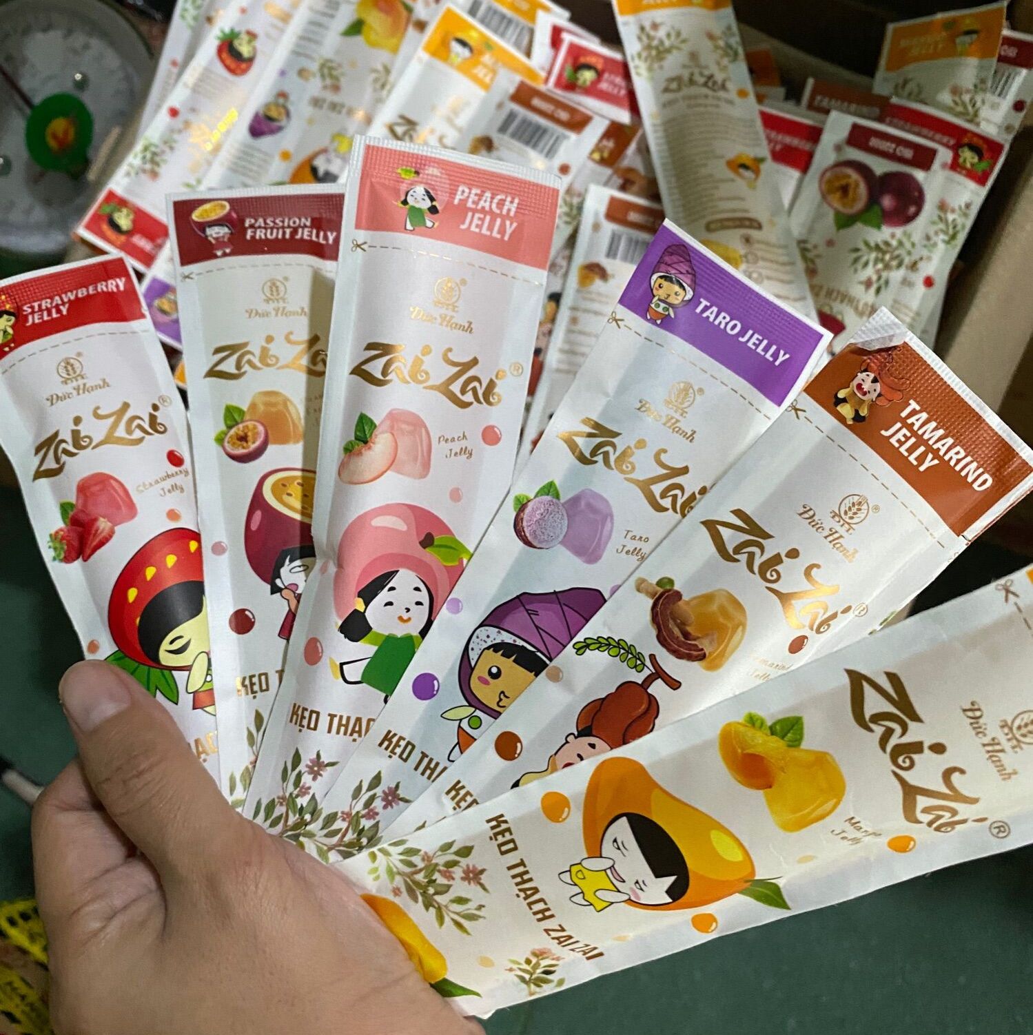 Kẹo thạch zai zai (Đức Hạnh) {Khối lượng tịnh, không tính bao bì}