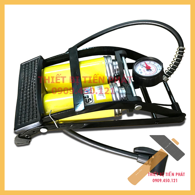 Bơm ô tô xe máy đạp chân đa năng 1 Piston, 2 Piston Cao Cấp