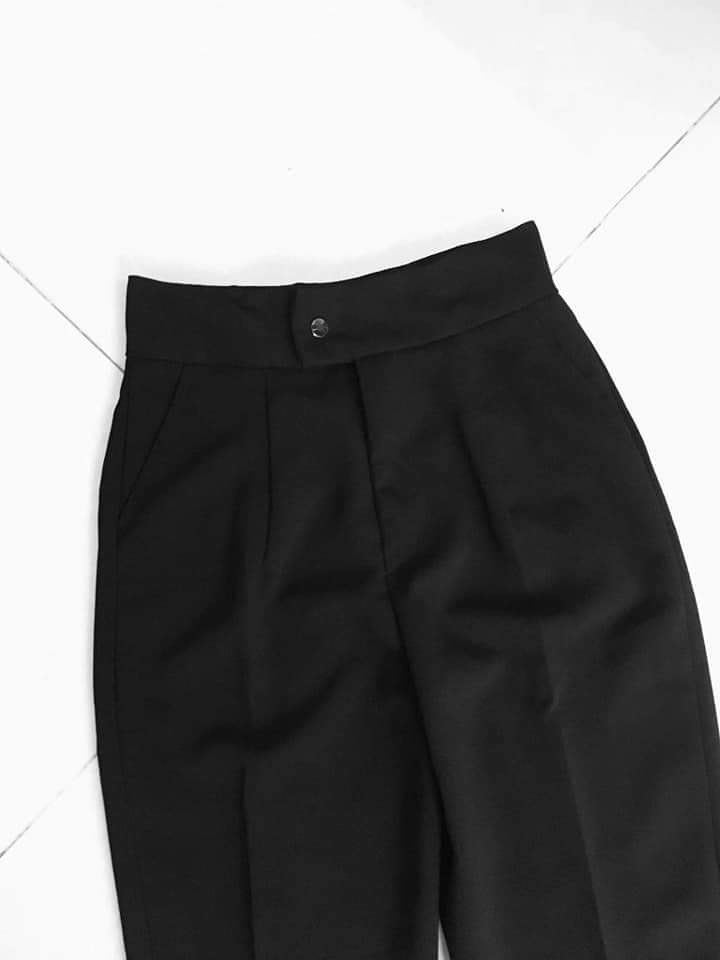 QUẦN BAGGY TÂY NÚT LỆCH SNU