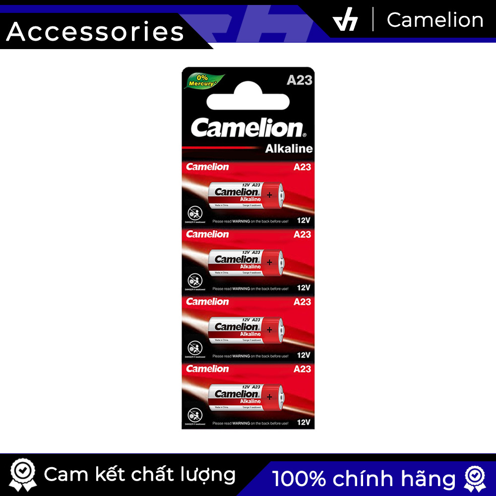 4 Pin Camelion A23 Alkaline điện áp 12V