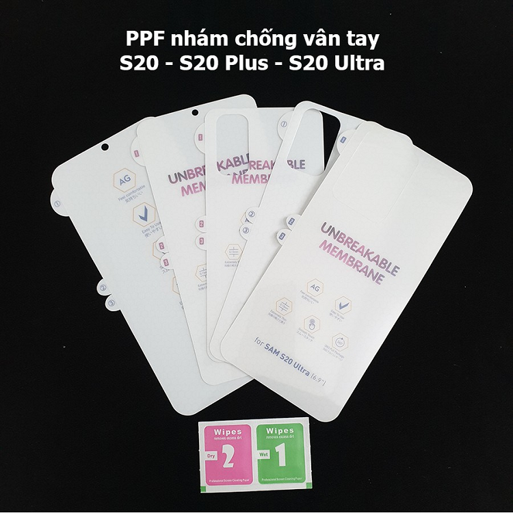 PPF AG nhám chống bám vân tay S20 S20 Plus S20 Ultra