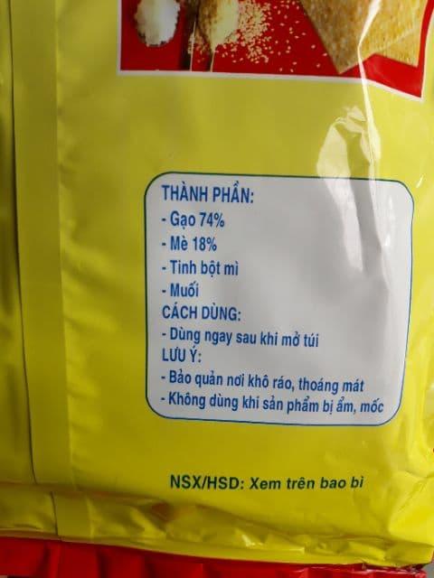 bánh tráng gạo mè