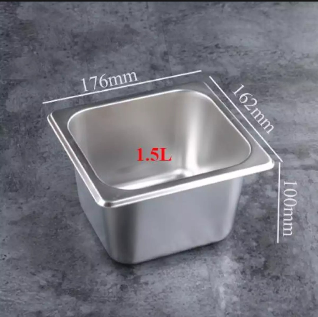 Khay Buffet 1/6 Inox Cao cấp