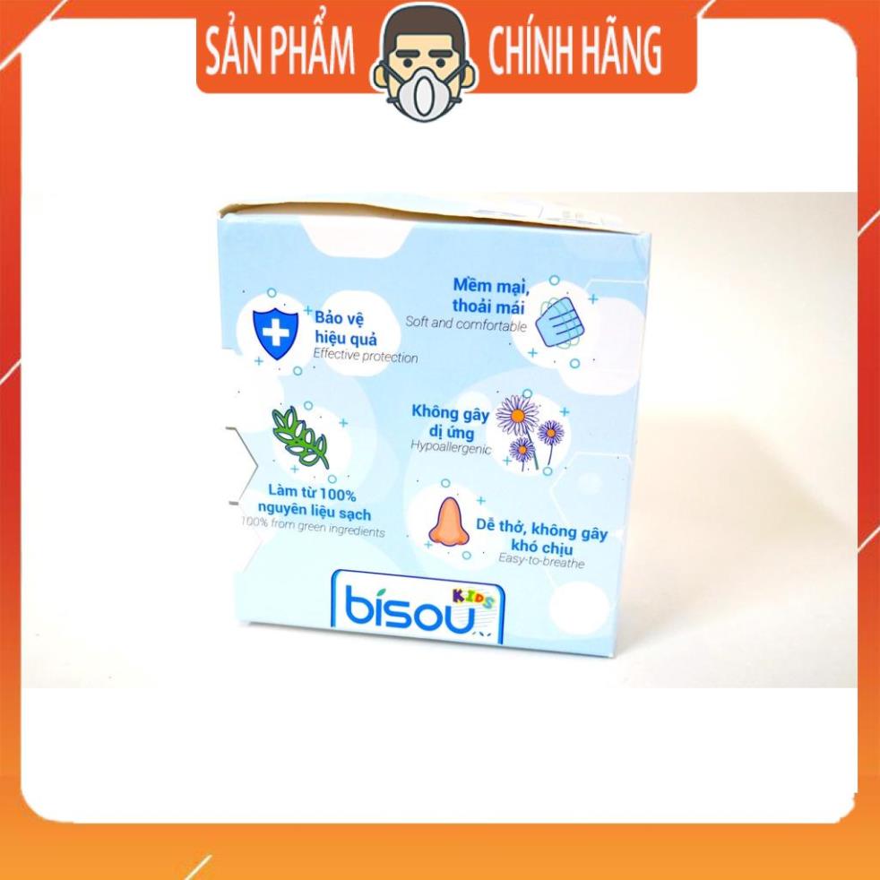 Khẩu trang Bisou cho bé từ 6 tháng đến 10 tuổi