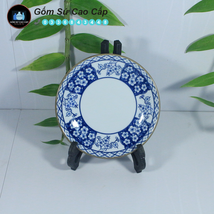 Bộ Bát Đĩa Bát Tràng [23 MÓN] - Bộ Bát Đĩa Cao Cấp [HOA ĐÀO]
