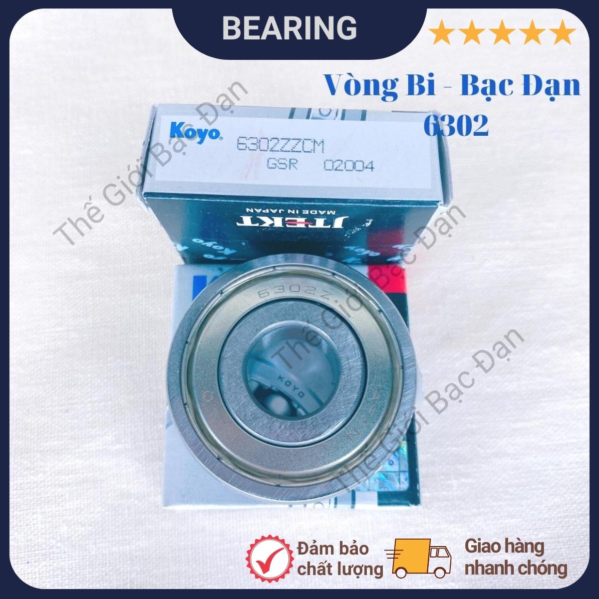 Vòng bi bạc đạn 6302 ZZCM KOYO -Thế Giới Bạc Đạn